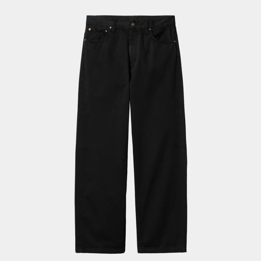 Carhartt WIP Men's Black Derby Pant - Classic Workwear Style