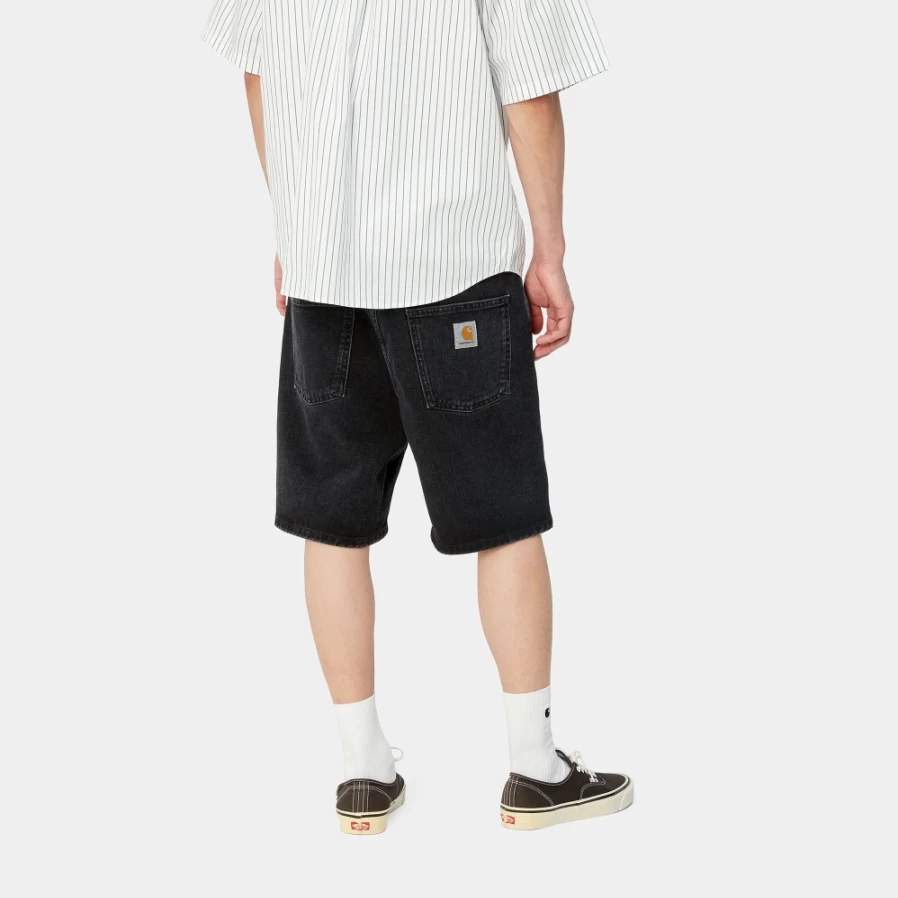Carhartt WIP Newel Short - Men's Black Casual Shorts