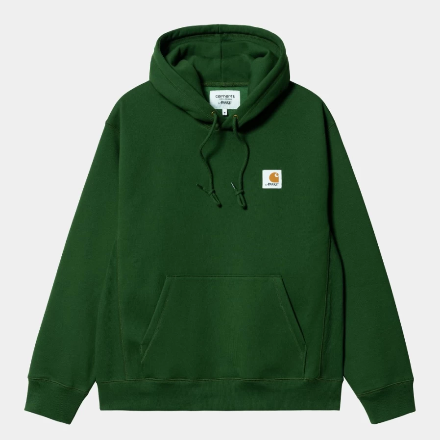 Carhartt WIP Men's Awake NY Dark Green Hooded Sweatshirt
