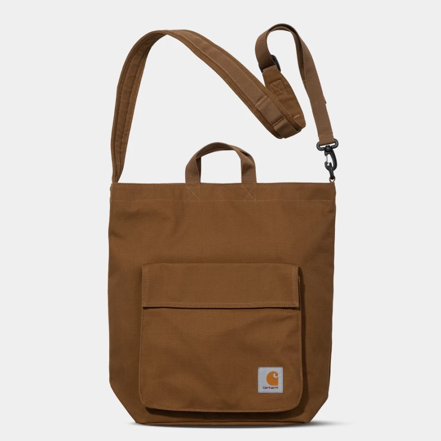 Carhartt WIP Dawn Tote Bag in Hamilton Brown - Durable Canvas Carryall for Everyday Use