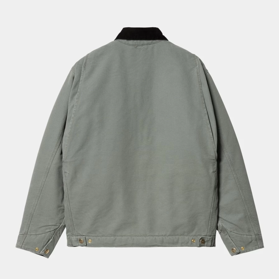 Carhartt WIP Men's Og Detroit Jacket in Smoke Green & Black - Winter Coat