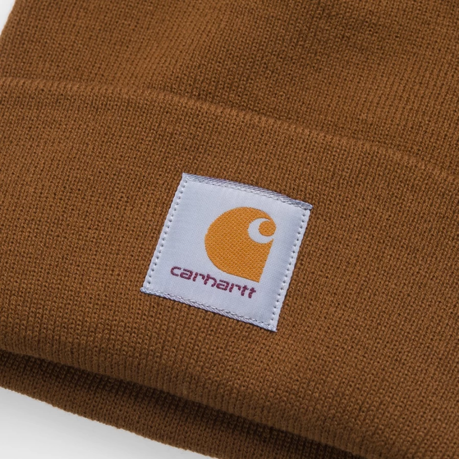 Carhartt WIP Short Watch Hat in Hamilton Brown - Durable Men's Casual Cap