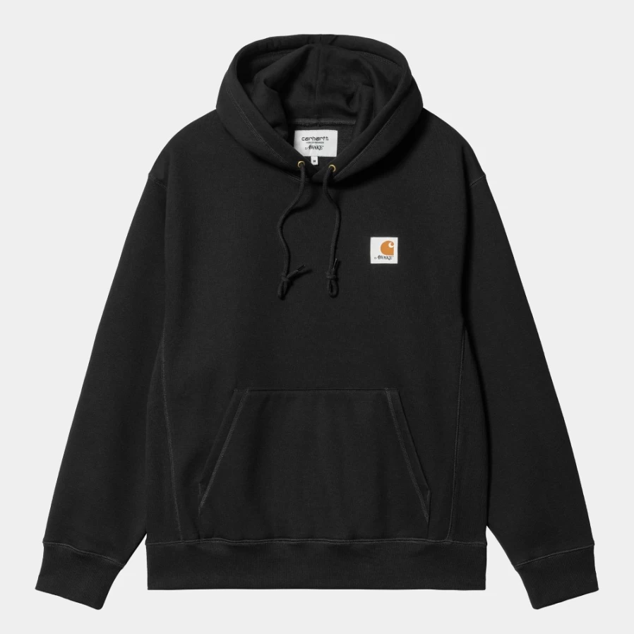 Carhartt WIP Men's Awake NY Black Hooded Sweatshirt