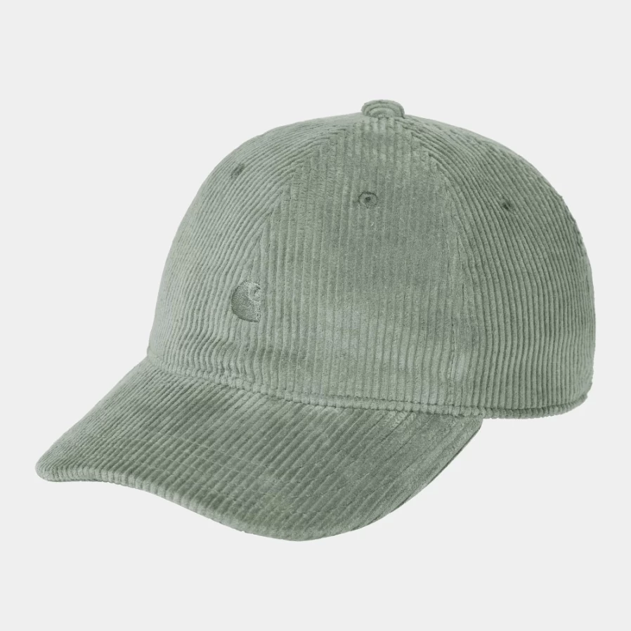 Carhartt WIP Harlem Cap in Glassy Teal - Men's Casual Cotton Baseball Hat