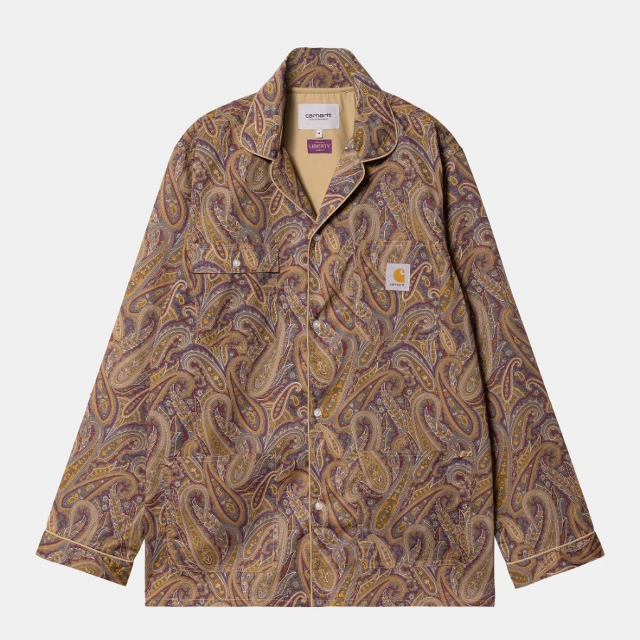 Carhartt WIP Pajama Set Made with Liberty Fabric in Paisley Park Print
