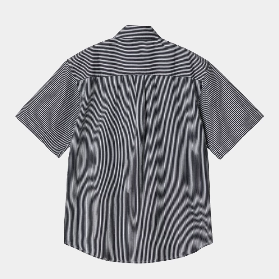 Carhartt WIP Men's S/S Terrell Shirt in Terrell Stripe - Casual Short Sleeve Top