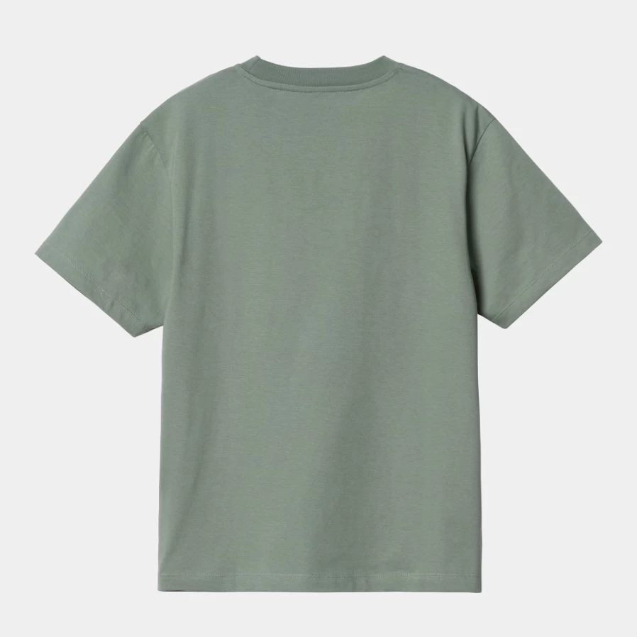 Carhartt WIP Women's Glassy Teal Pocket Short Sleeve T-Shirt