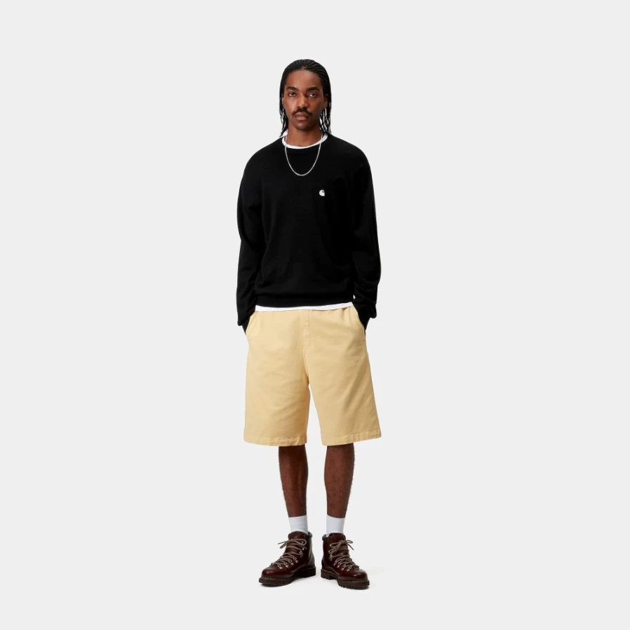 Carhartt WIP Madison Sweater for Men - Black & White Pullover