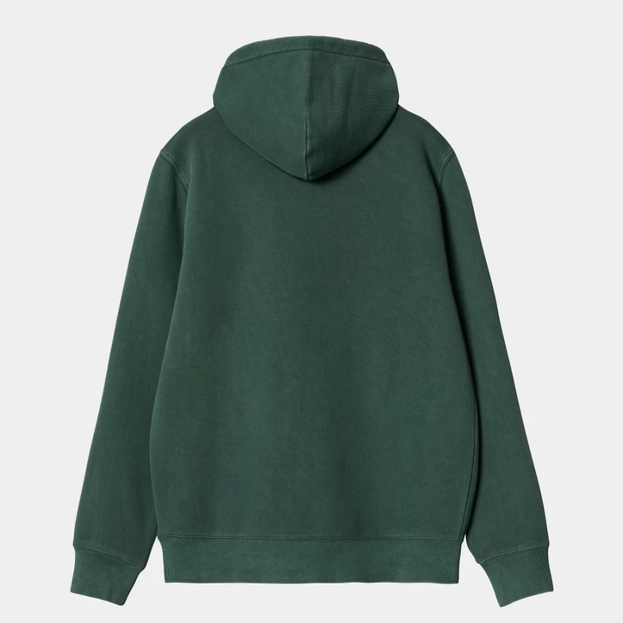 Carhartt WIP Men's Discovery Green Hooded Duster Sweatshirt