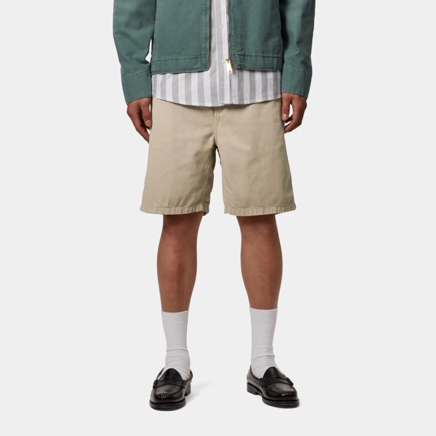 Carhartt WIP Flint Shorts for Men - Wall Color Casual Wear