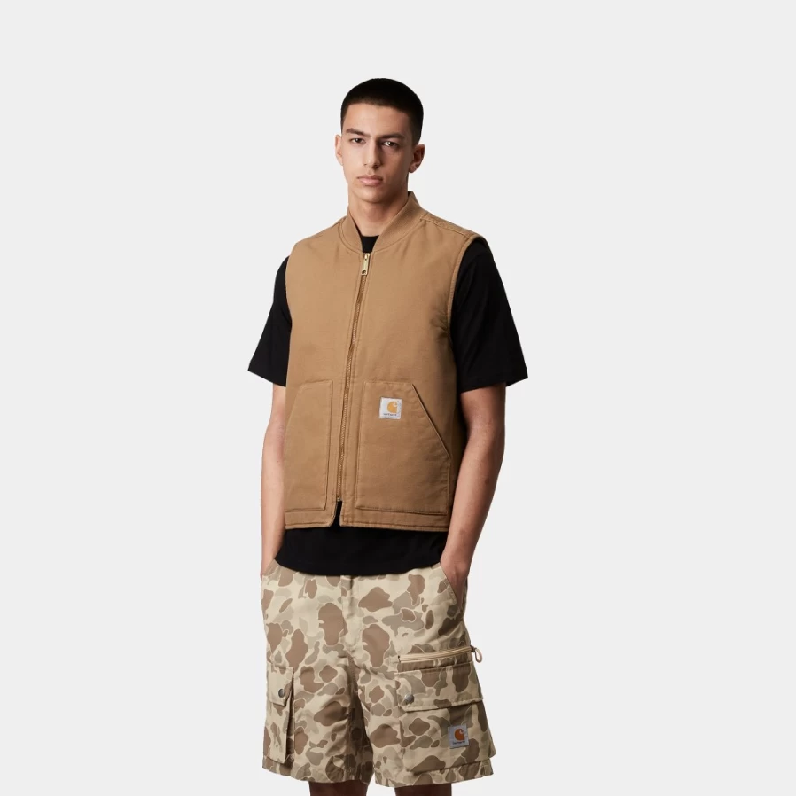 Carhartt WIP Men's Classic Vest in Hamilton Brown - Durable Workwear Style
