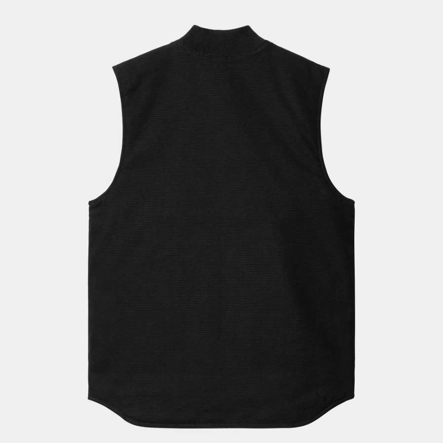 Carhartt WIP Men's Black Work Vest - Durable Utility Vest for Men