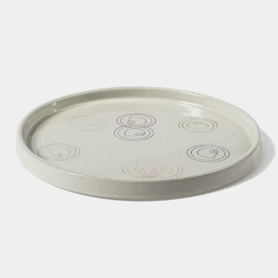 Carhartt WIP Duel Brunch Plate - Multicolor Two-Sided Dining Dish for Stylish Meals