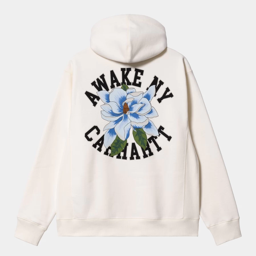 Carhartt WIP Men's Awake NY Wax Hooded Sweatshirt - Heavyweight Cotton Pullover