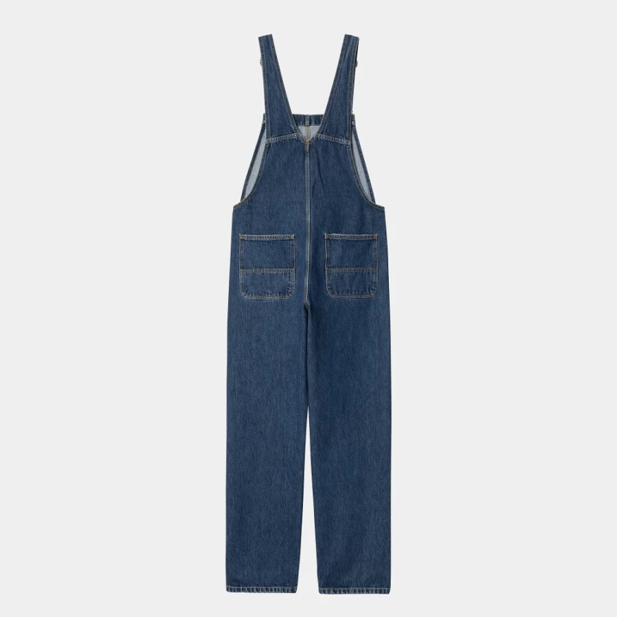 Carhartt WIP Women's Nash Straight Leg Overalls in Blue