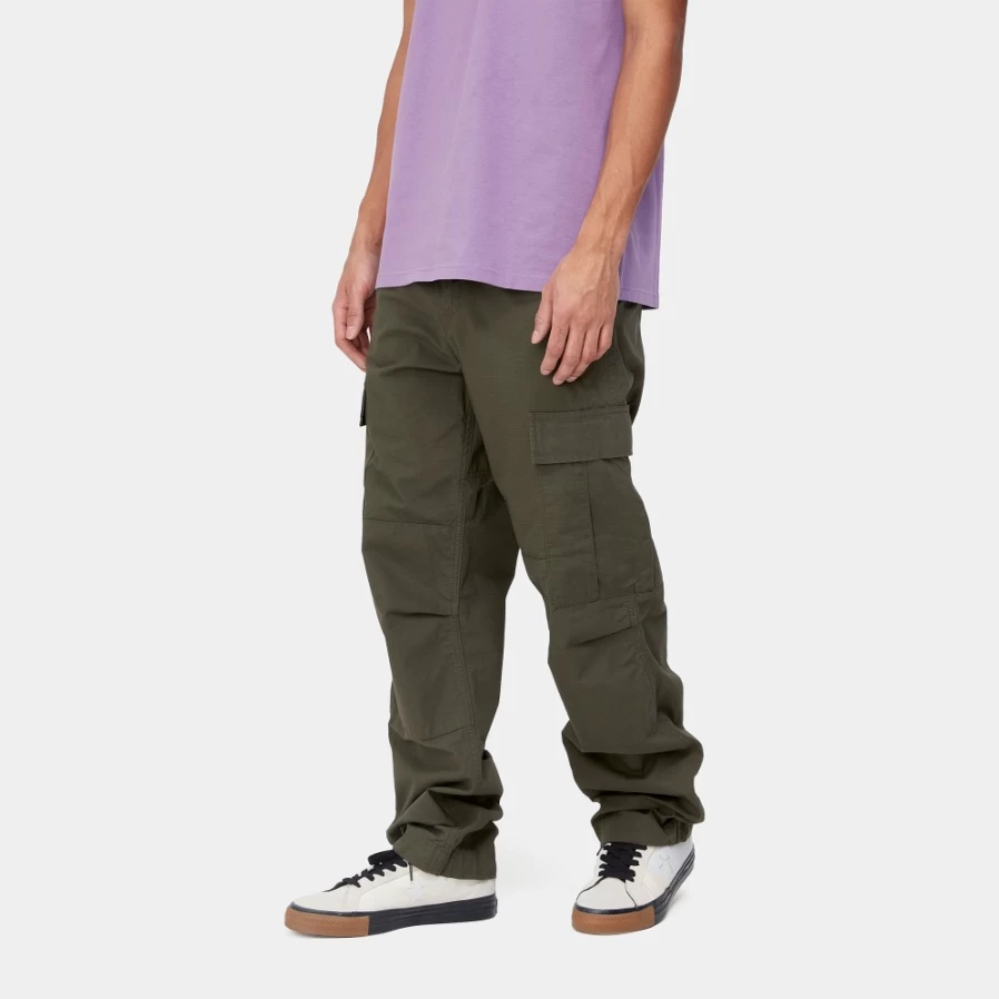 Carhartt WIP Men's Regular Cargo Pants in Cypress - Durable Workwear & Streetwear