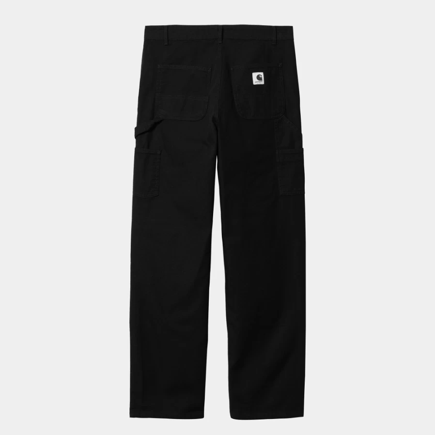 Carhartt WIP Women's Black Double Knee Work Pants - W' Pierce Style
