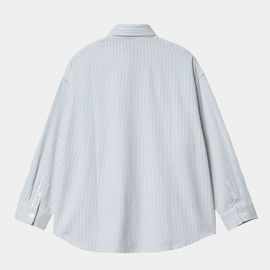 Carhartt WIP Women's Long Sleeve Terrell Shirt in Terrell Stripe