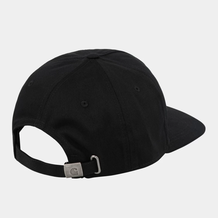 Carhartt WIP Liquid Script Cap - Black Adjustable Streetwear Snapback Hat