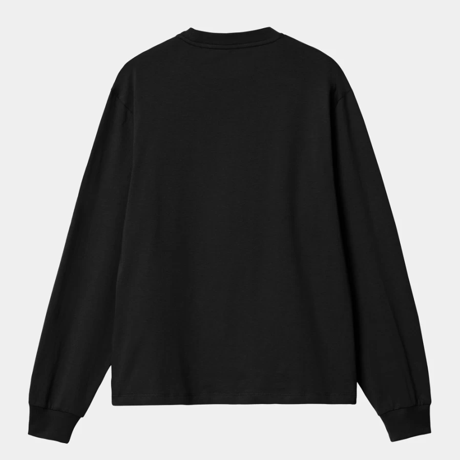Carhartt WIP Women's Black Long Sleeve Pocket T-Shirt