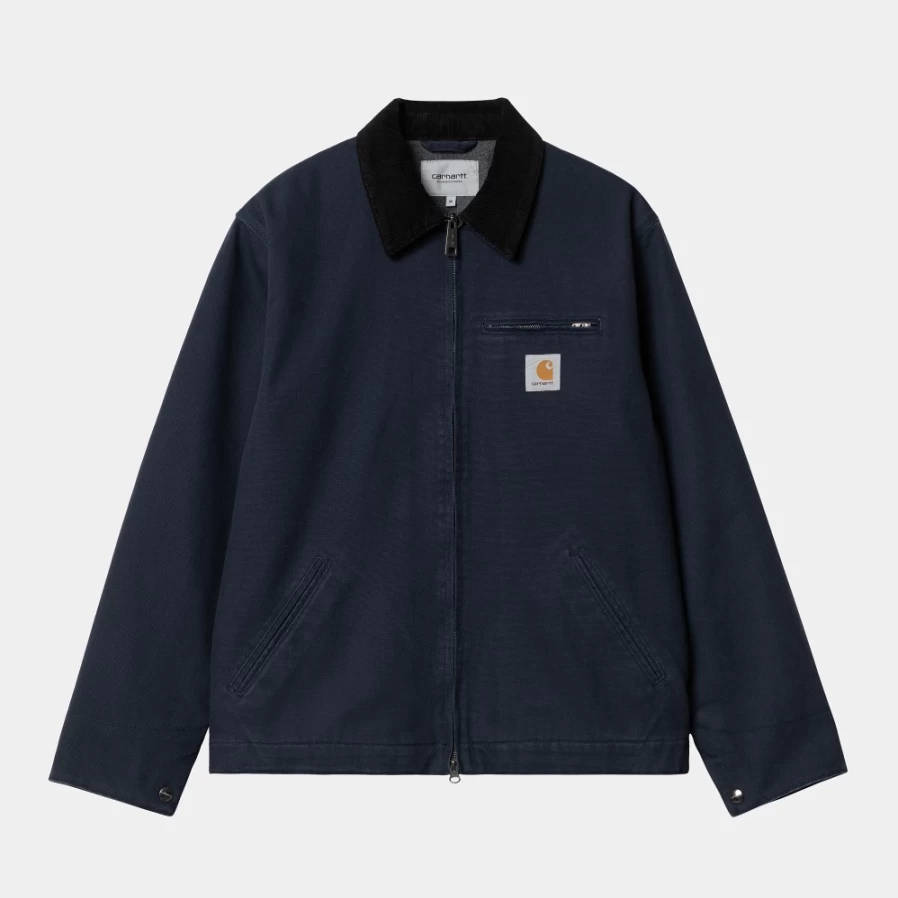Carhartt WIP Detroit Jacket for Men - Blue & Black Workwear Coat