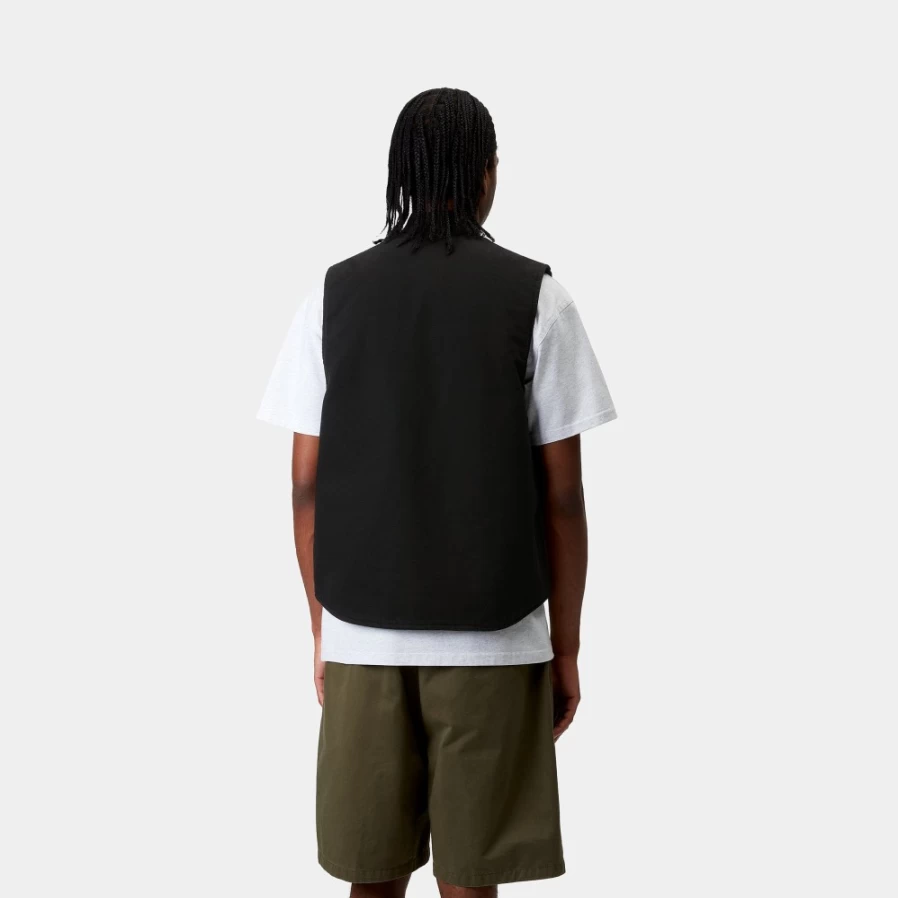 Carhartt WIP Men's Classic Black Vest - Durable Workwear for Everyday Style