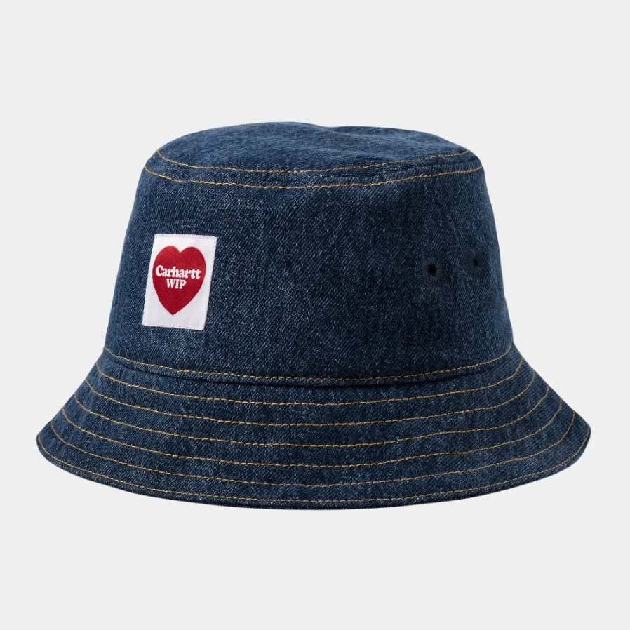 Carhartt WIP Nash Bucket Hat - Blue Casual Outdoor Sun Hat for Men & Women