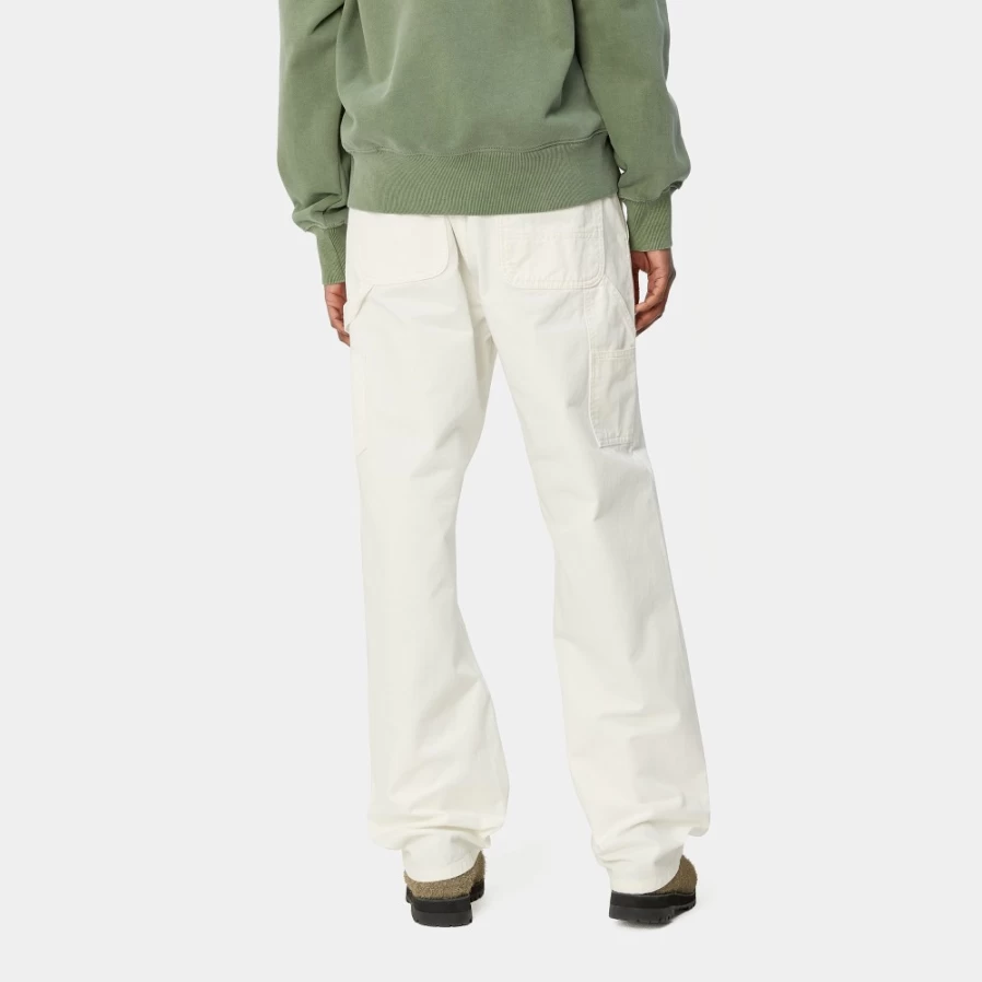 Carhartt WIP Women's Pierce Straight Leg Pant in Off-White