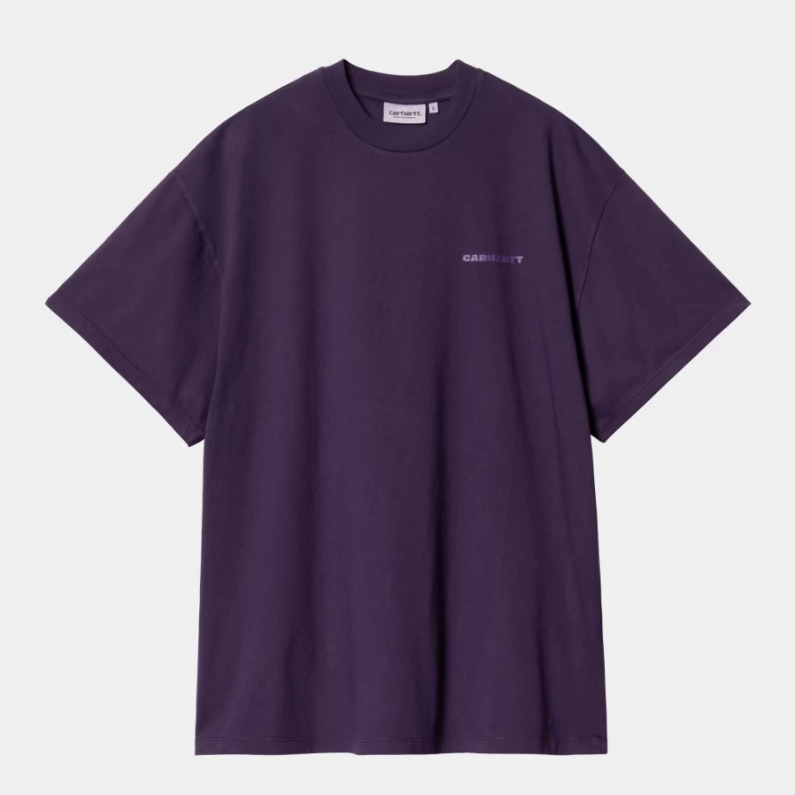 Women's Carhartt WIP Akron Short Sleeve T-Shirt in Cassis