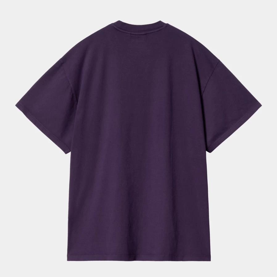 Women's Carhartt WIP Akron Short Sleeve T-Shirt in Cassis