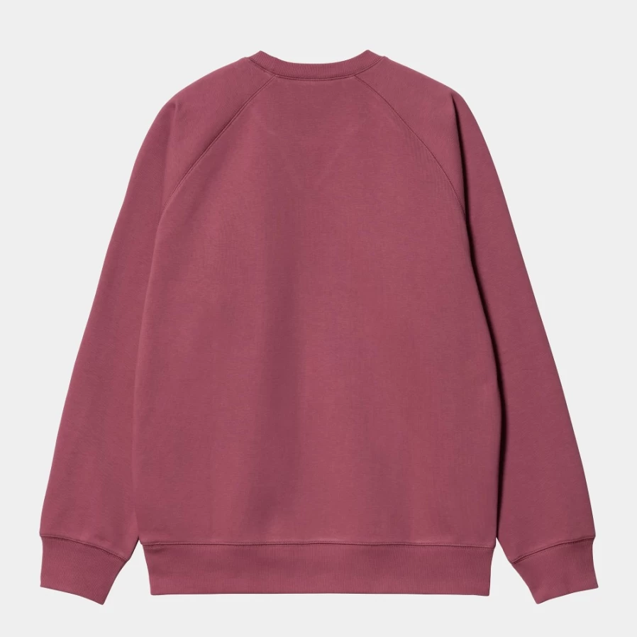 Carhartt WIP Men's Chase Sweatshirt in Punch/Gold - Premium Cotton Hoodie for Men