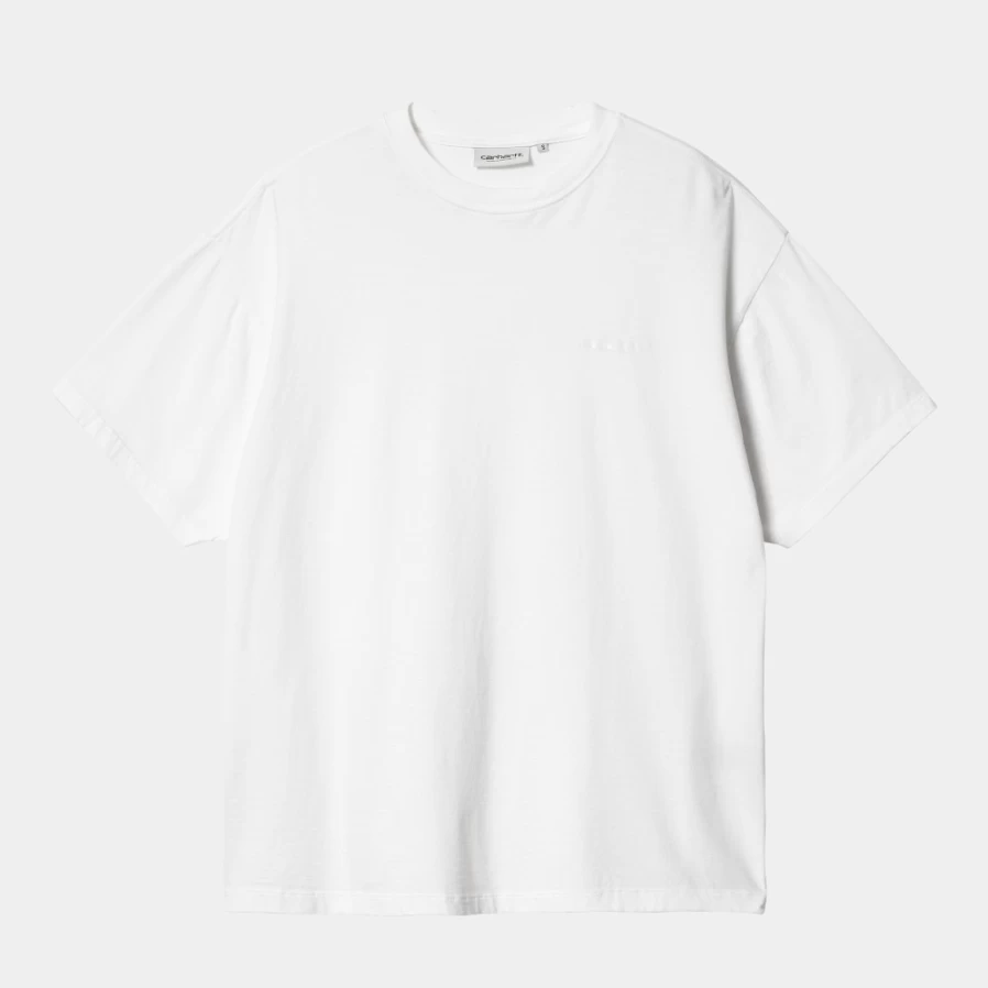 Carhartt WIP Women's White Akron Short Sleeve T-Shirt