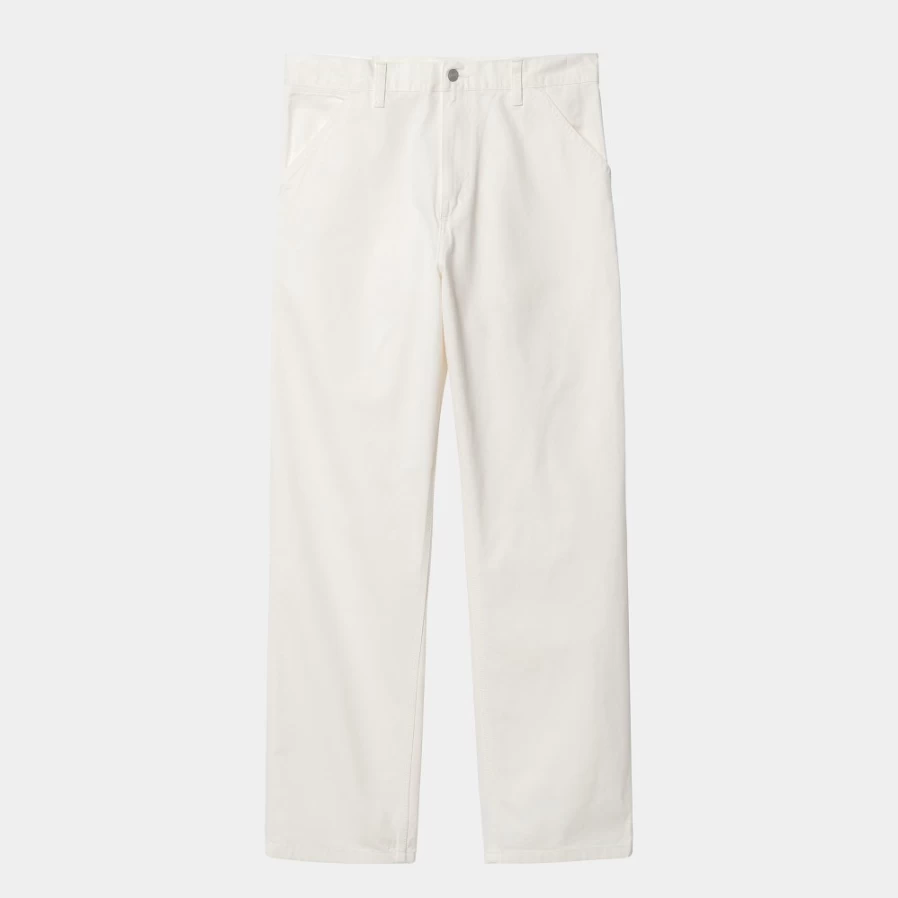 Carhartt WIP Men's Off-White Single Knee Work Pants