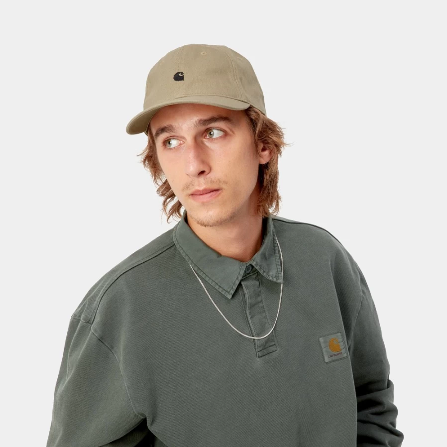 Carhartt WIP Madison Logo Leather Black Cap