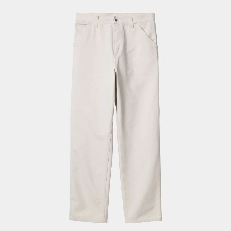 Carhartt WIP Men's Single Knee Work Pant in Salt Color - Durable Utility Pants