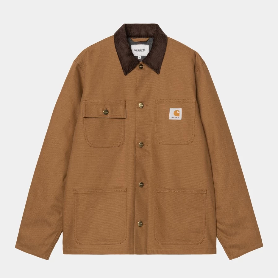 Carhartt WIP Michigan Winter Coat for Men in Hamilton Brown / Tobacco