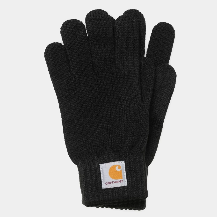 Carhartt WIP Black Watch Gloves - Durable Winter Gloves for Men & Women