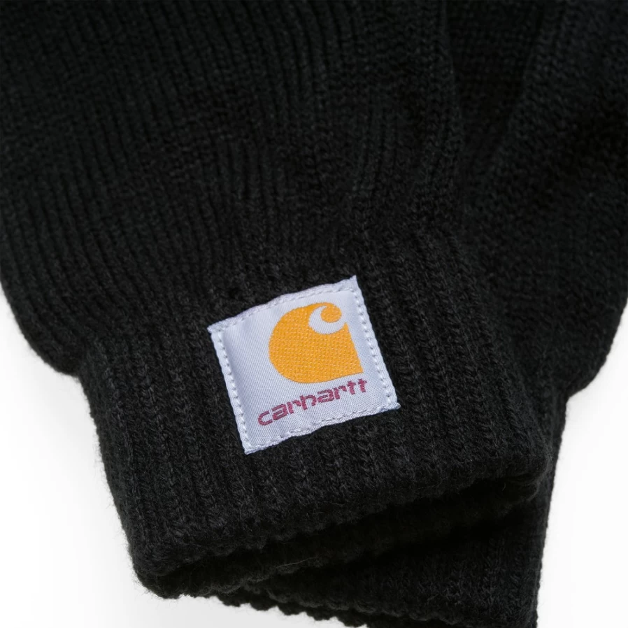 Carhartt WIP Black Watch Gloves - Durable Winter Gloves for Men & Women