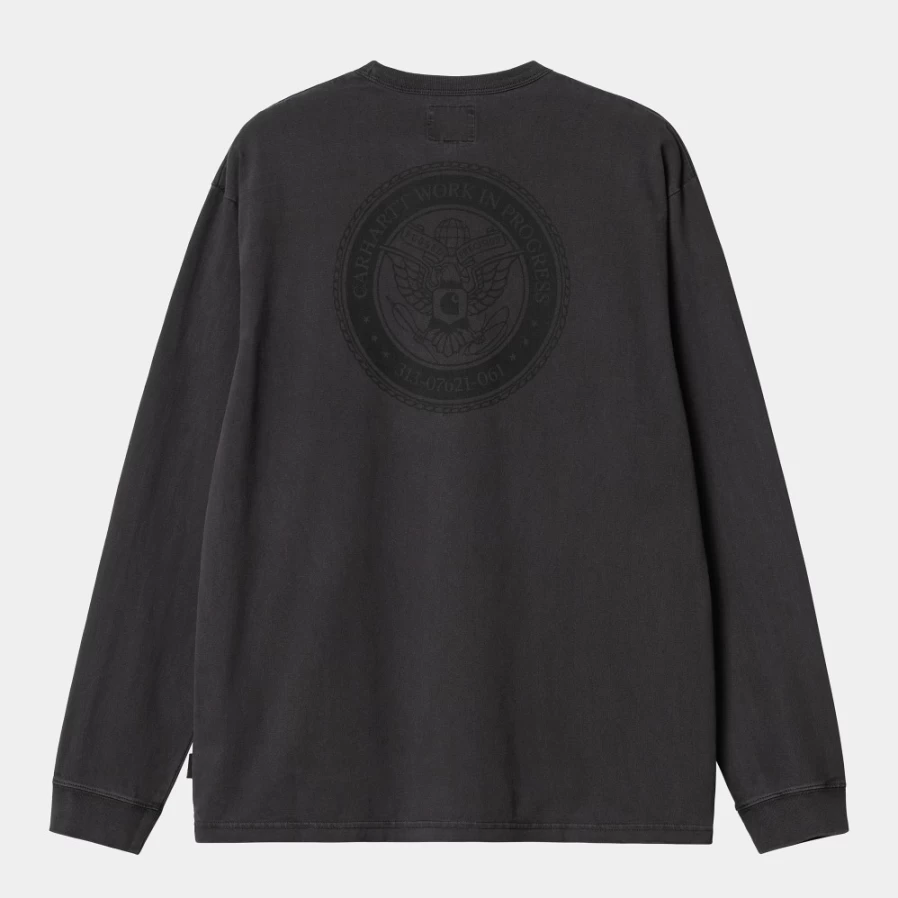 Carhartt WIP Men's Harlow Long Sleeve T-Shirt in Soot