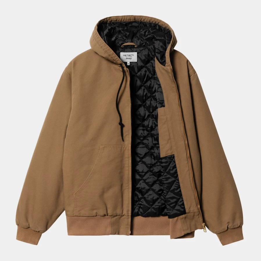 Carhartt WIP Men's Active Jacket in Awake NY Hamilton Brown - Og Style