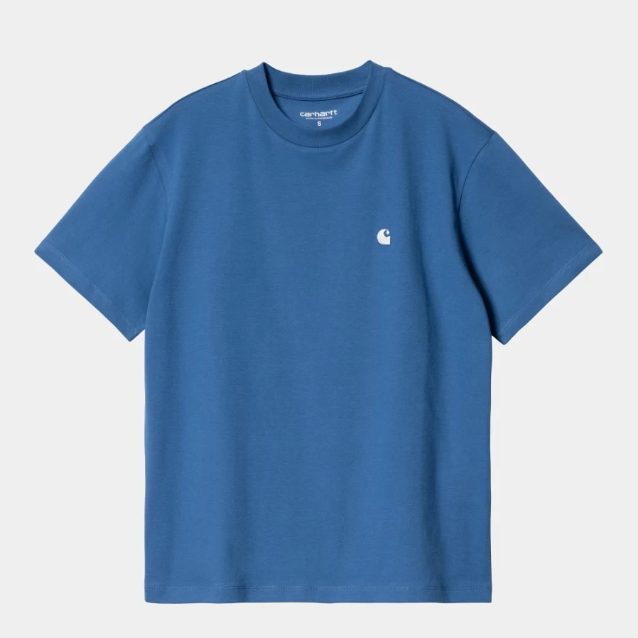 Carhartt WIP Women's Casey Short Sleeve T-Shirt in Liberty Silver