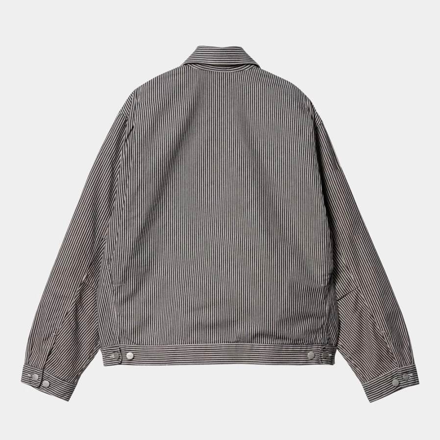 Carhartt WIP Men's Terrell Jacket in Dark Navy Waxed Cotton