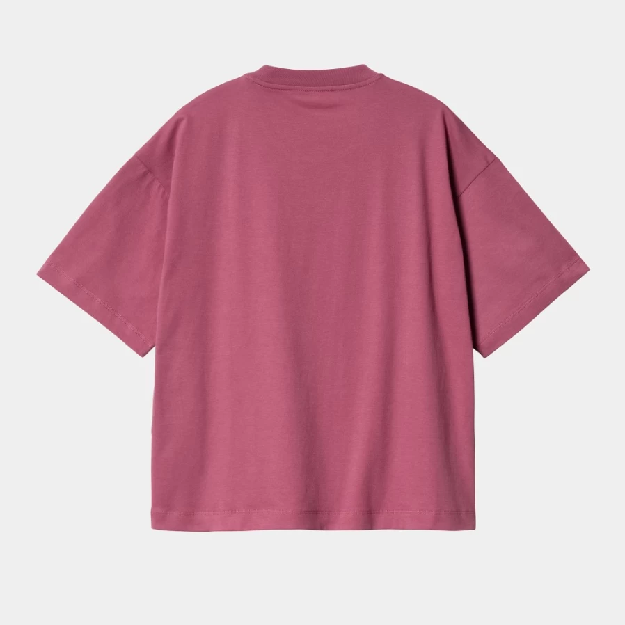 Women's Carhartt WIP Chester Short Sleeve T-Shirt in Punch Color