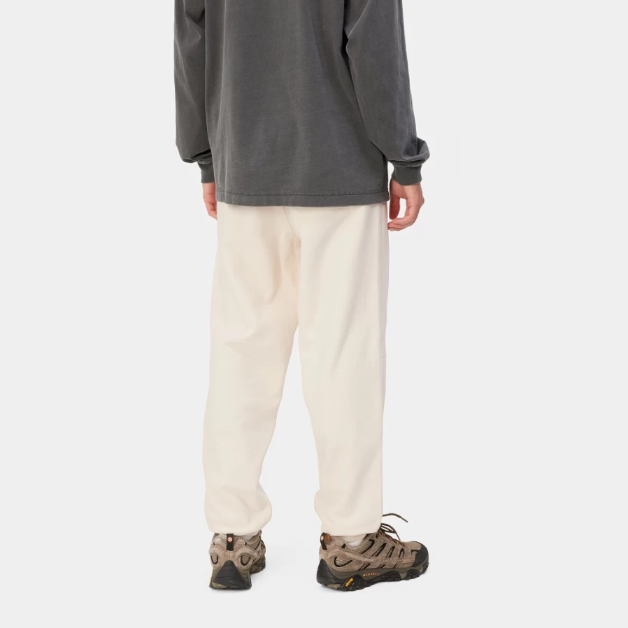 Carhartt WIP Men's American Script Jogging Pants in Natural - Comfortable Athletic Sweatpants
