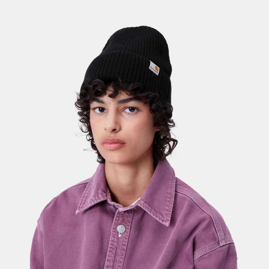 Carhartt WIP Gabe Beanie Black Winter Hat for Men & Women