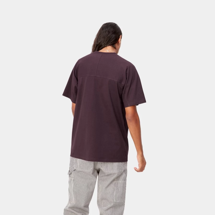 Carhartt WIP Men's Dark Plum & Juniper S/S City T-Shirt