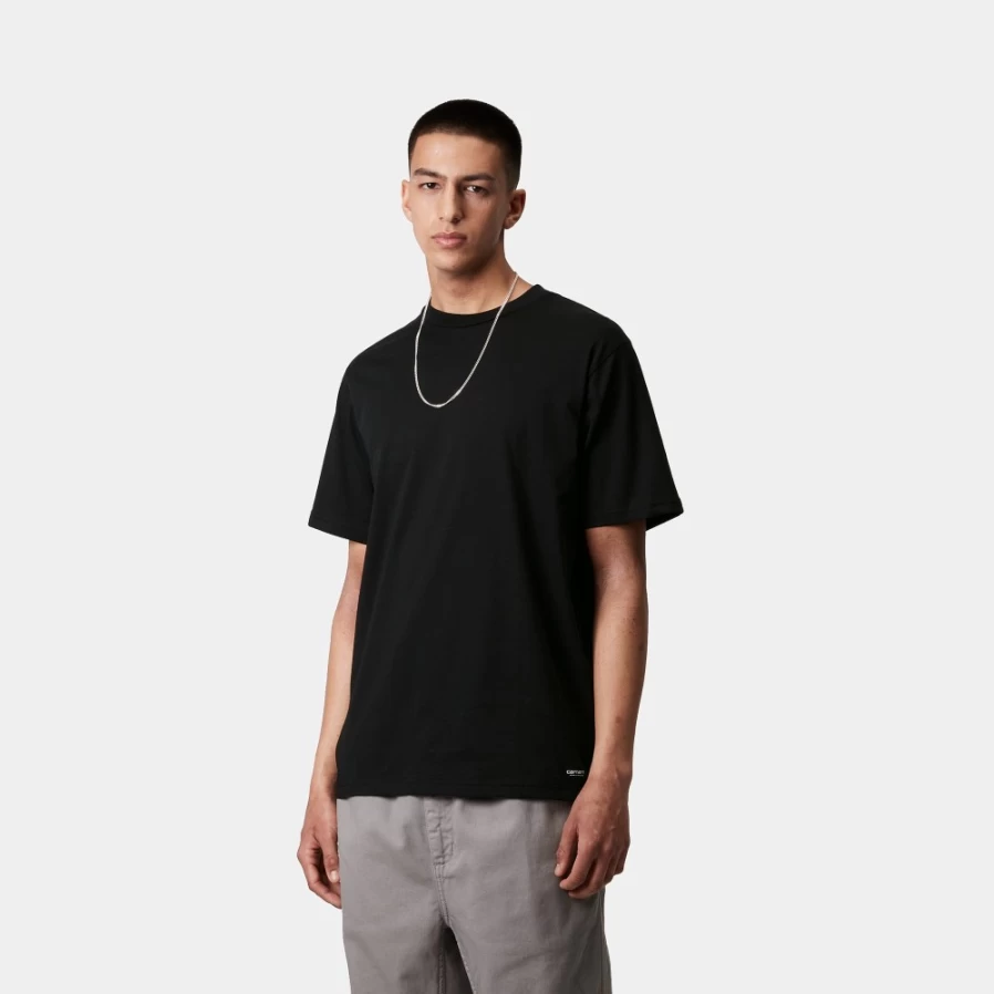 Carhartt WIP Men's Standard Black Crew Neck T-Shirt