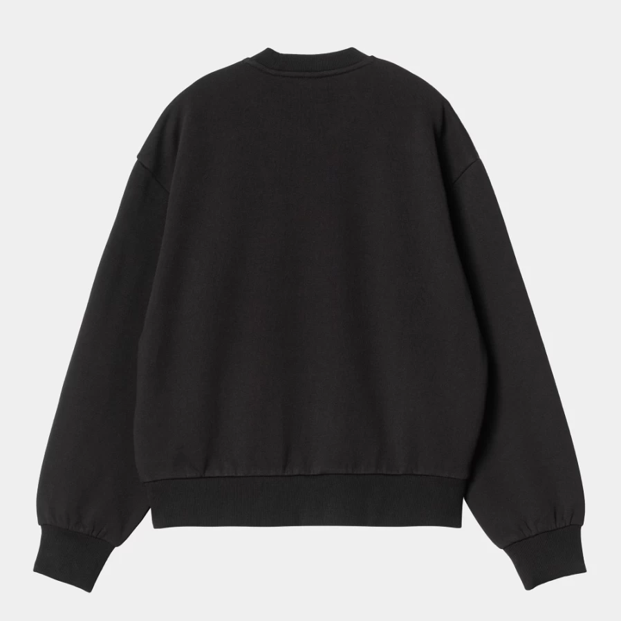 Carhartt WIP Women's Black Heart Patch Sweatshirt