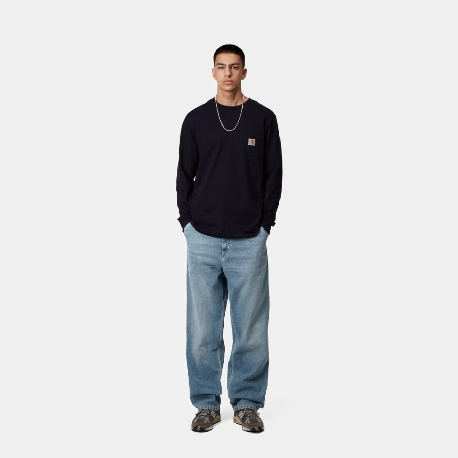 Carhartt WIP Men's Simple Pant in Blue - Classic Casual Trousers