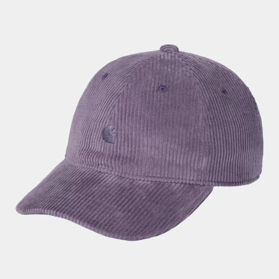 Carhartt WIP Harlem Cap in Glassy Purple - Stylish Men's Baseball Hat